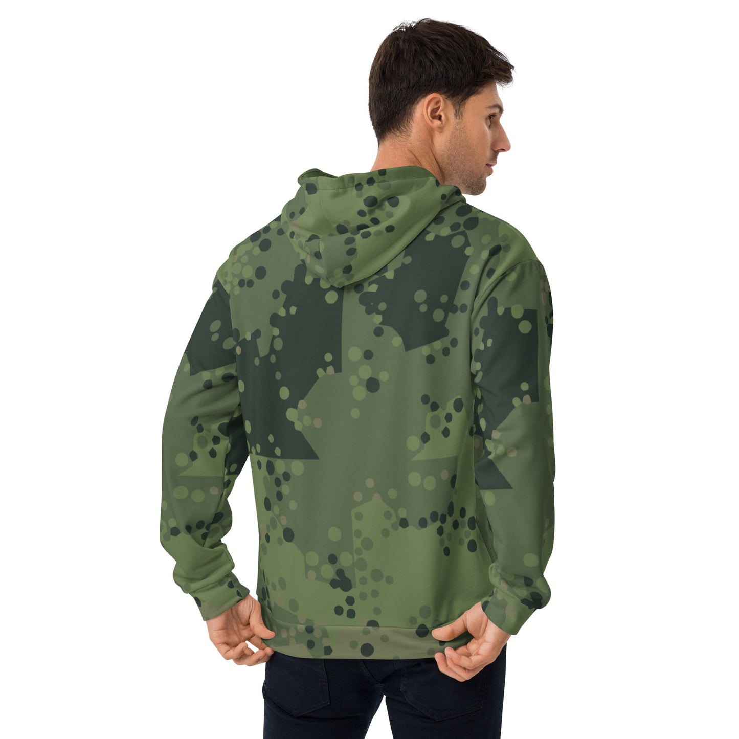 Swedish Barracuda Woodland CAMO Unisex Hoodie - Hoodies