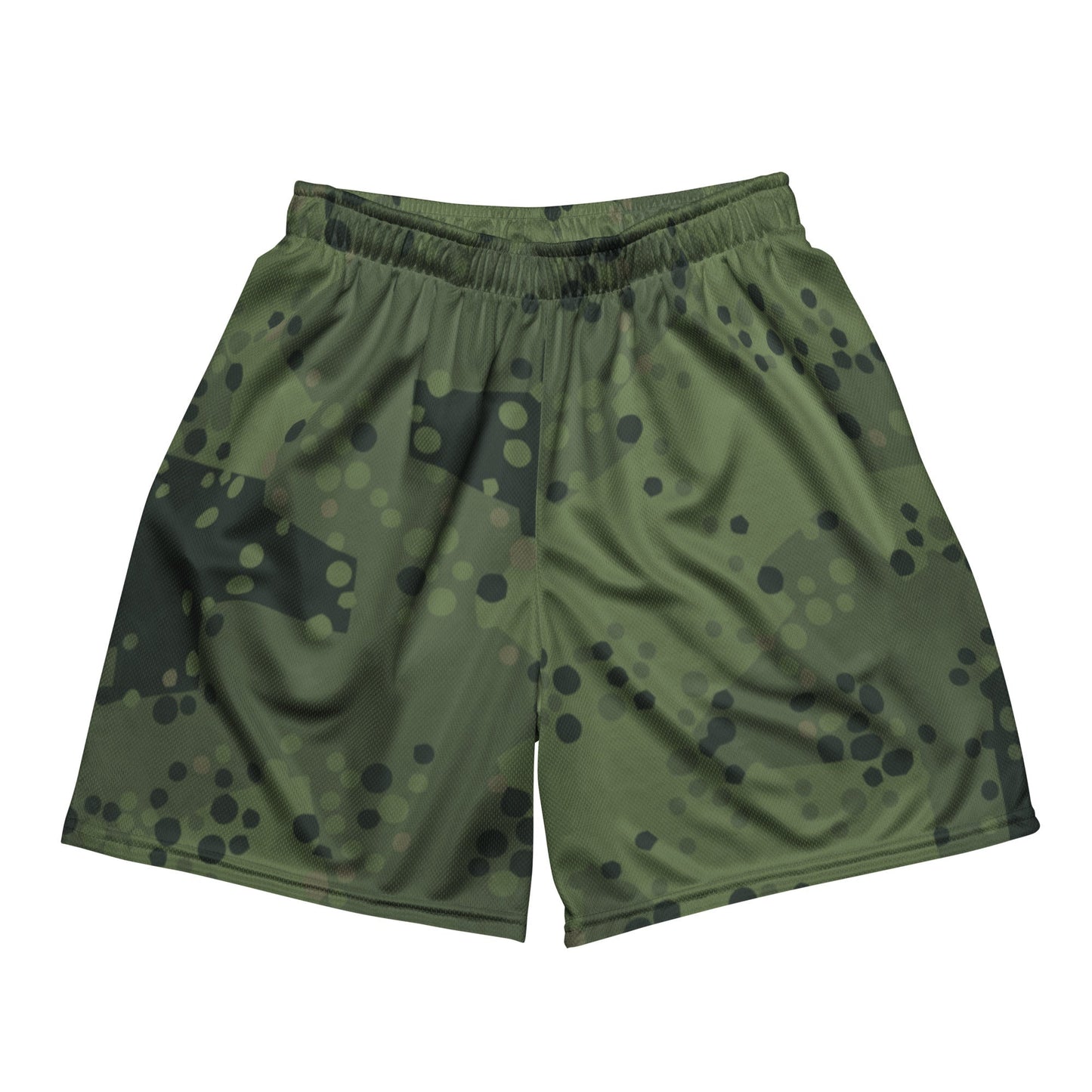 Swedish Barracuda Woodland CAMO Unisex Mesh Shorts - 2XS