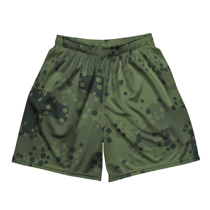 Swedish Barracuda Woodland CAMO Unisex Mesh Shorts - 2XS