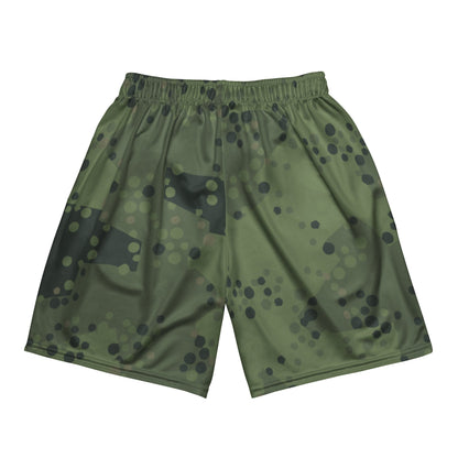 Swedish Barracuda Woodland CAMO Unisex Mesh Shorts