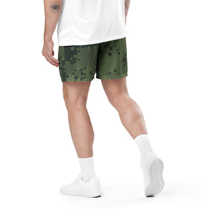 Swedish Barracuda Woodland CAMO Unisex Mesh Shorts