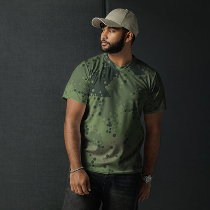 Swedish Barracuda Woodland CAMO unisex sports jersey Sports Jerseys