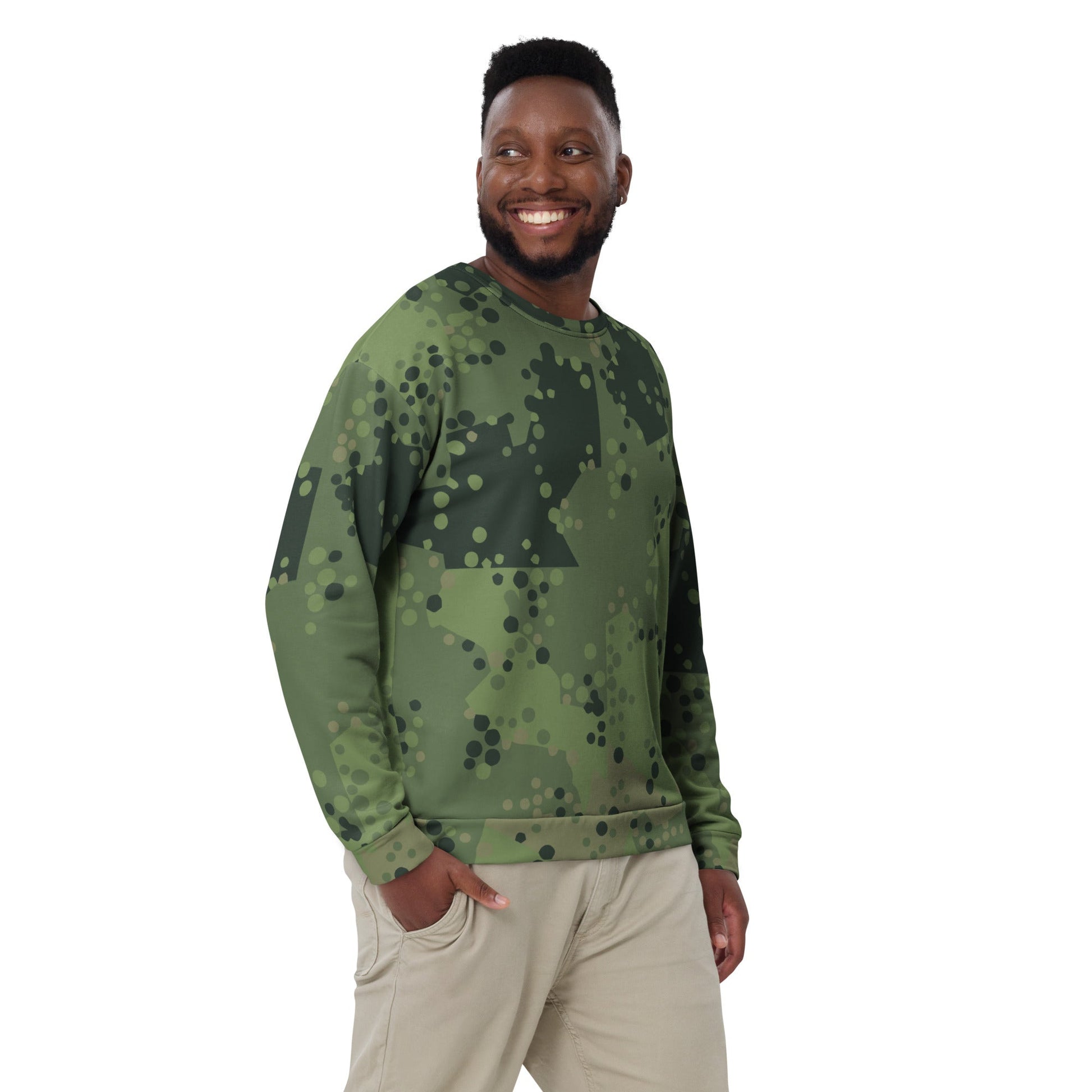 Swedish Barracuda Woodland CAMO Unisex Sweatshirt - Sweatshirts