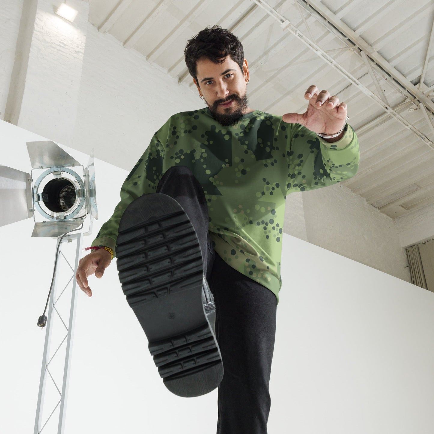 Swedish Barracuda Woodland CAMO Unisex Sweatshirt - Sweatshirts