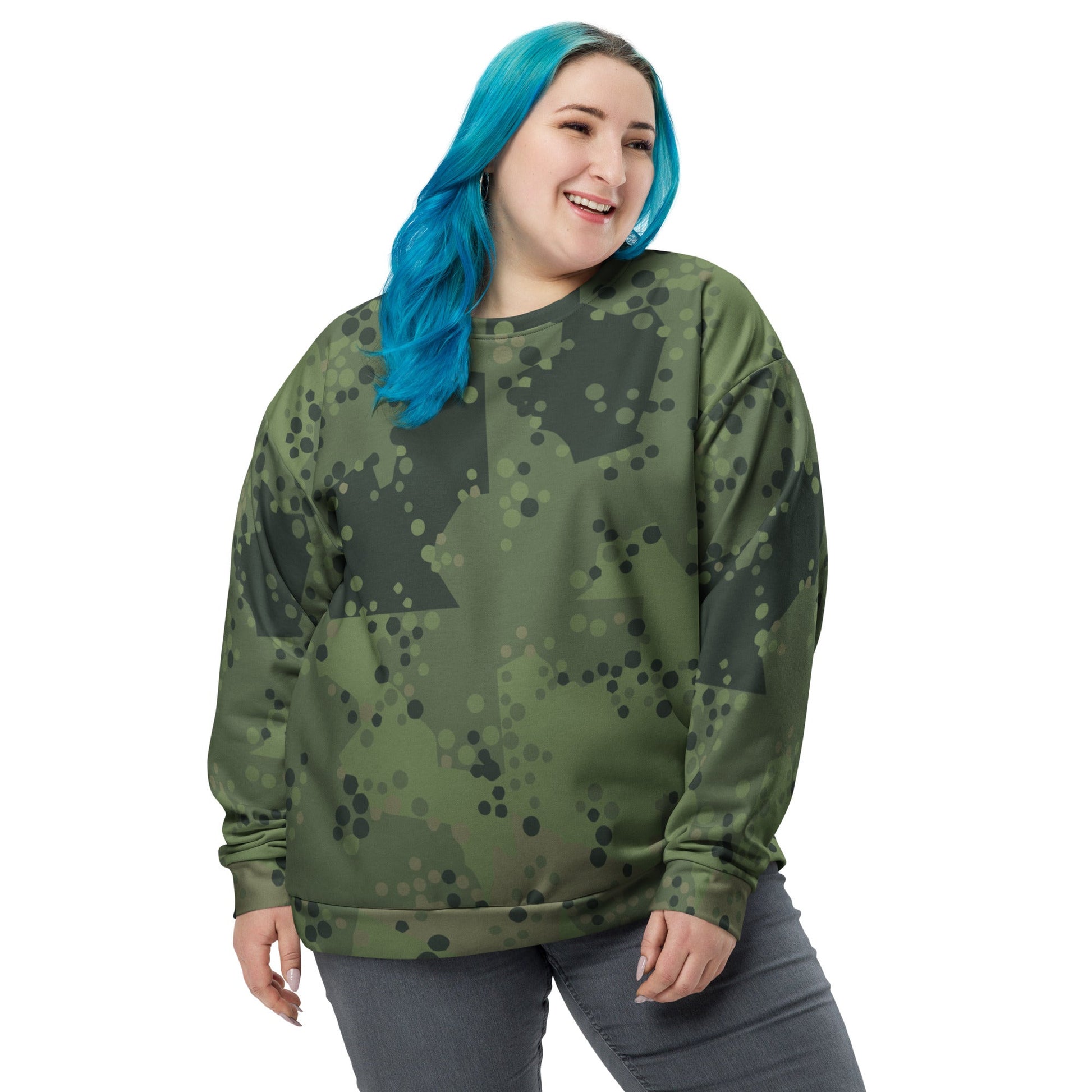 Swedish Barracuda Woodland CAMO Unisex Sweatshirt - Sweatshirts