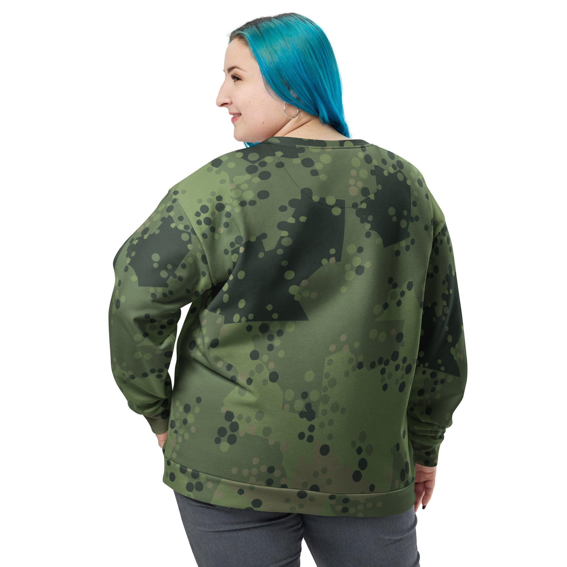 Swedish Barracuda Woodland CAMO Unisex Sweatshirt - Sweatshirts
