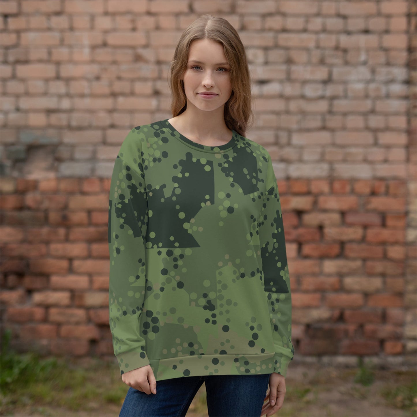 Swedish Barracuda Woodland CAMO Unisex Sweatshirt - Sweatshirts
