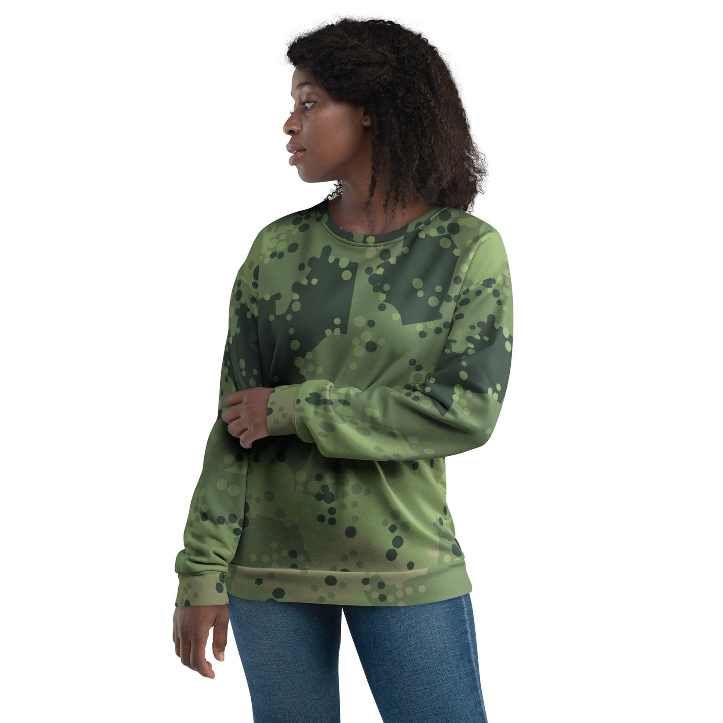 Swedish Barracuda Woodland CAMO Unisex Sweatshirt - Sweatshirts