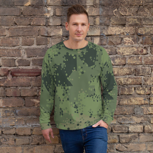 Swedish Barracuda Woodland CAMO Unisex Sweatshirt - XS - Sweatshirts