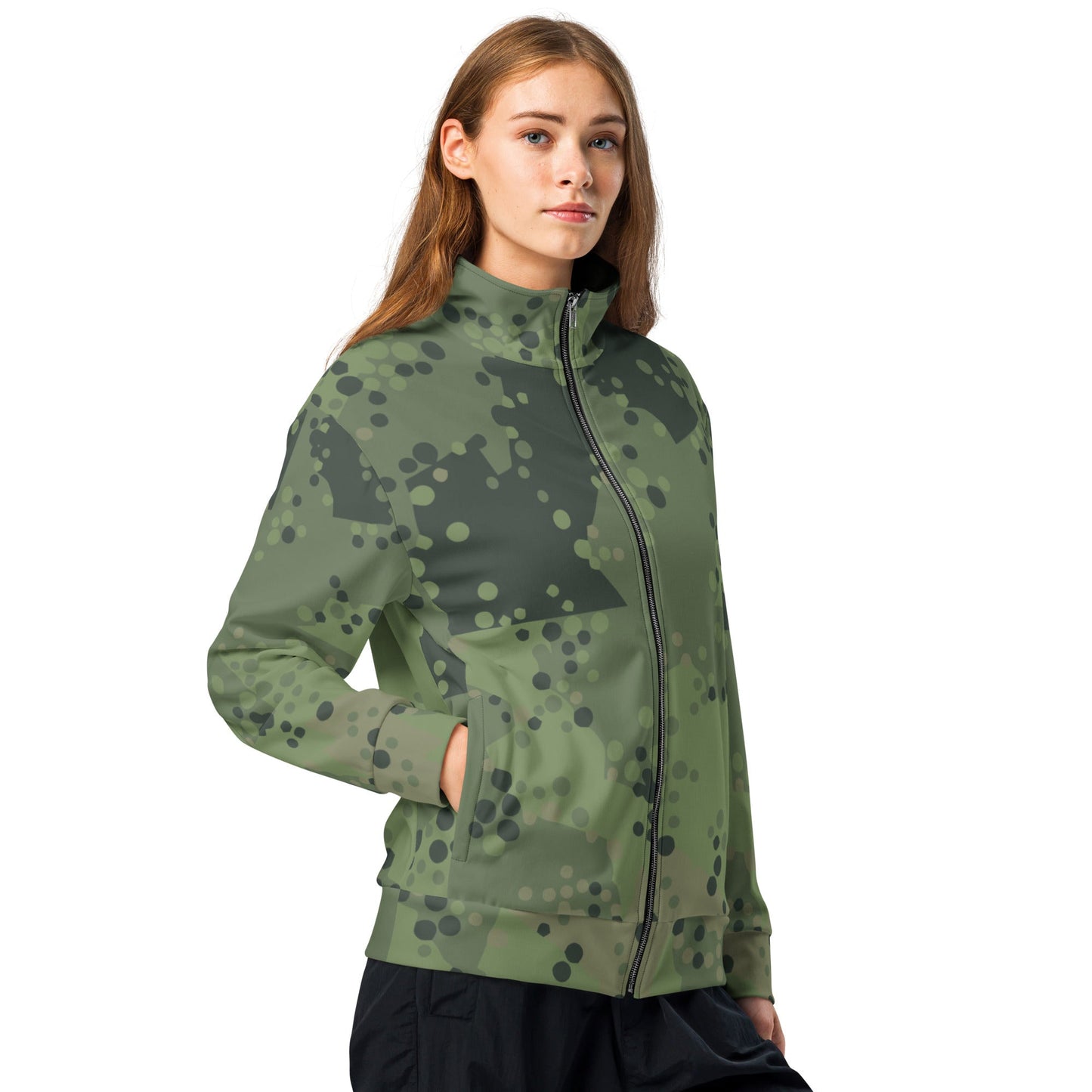 Swedish Barracuda Woodland CAMO Unisex track jacket - Track Jackets