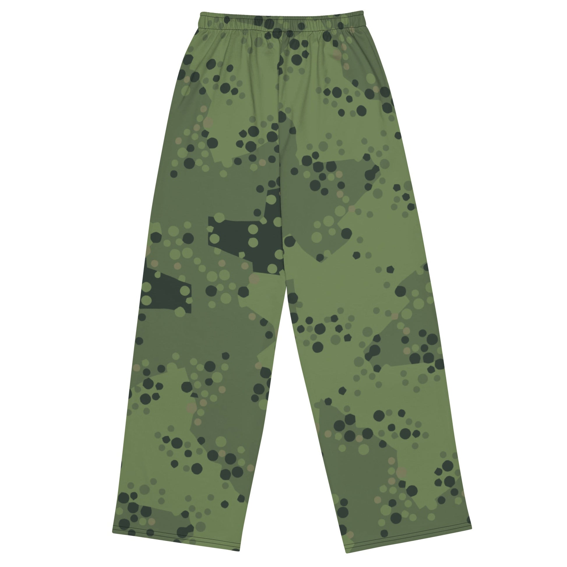 Swedish Barracuda Woodland CAMO unisex wide leg pants Wide Pants