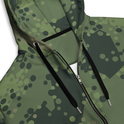 Swedish Barracuda Woodland CAMO Unisex zip hoodie Zip Hoodies