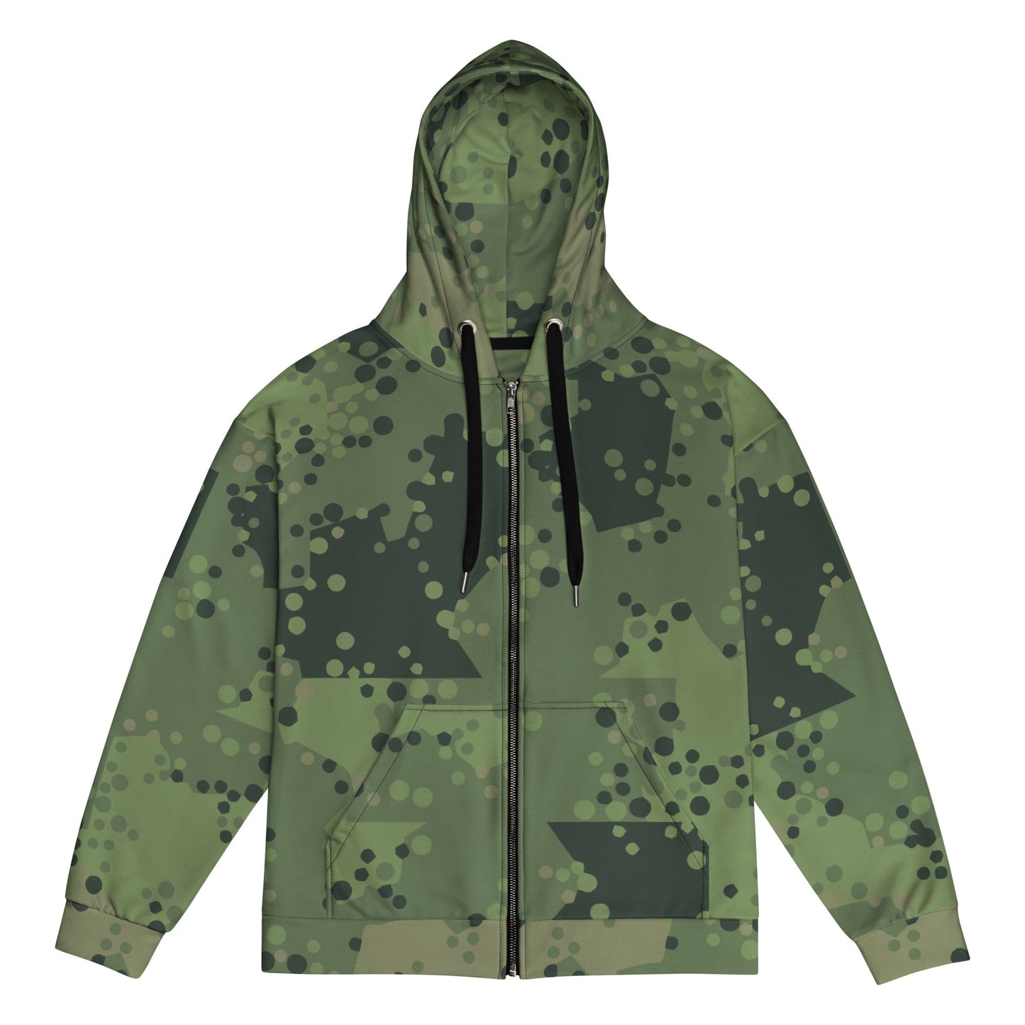 Swedish Barracuda Woodland CAMO Unisex zip hoodie 2XS Zip Hoodies