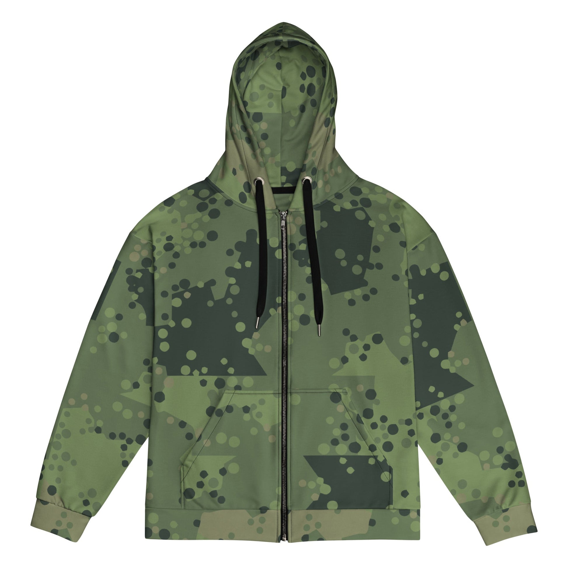 Swedish Barracuda Woodland CAMO Unisex zip hoodie 2XS Zip Hoodies