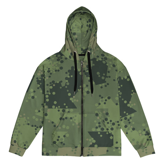 Swedish Barracuda Woodland CAMO Unisex zip hoodie 2XS Zip Hoodies