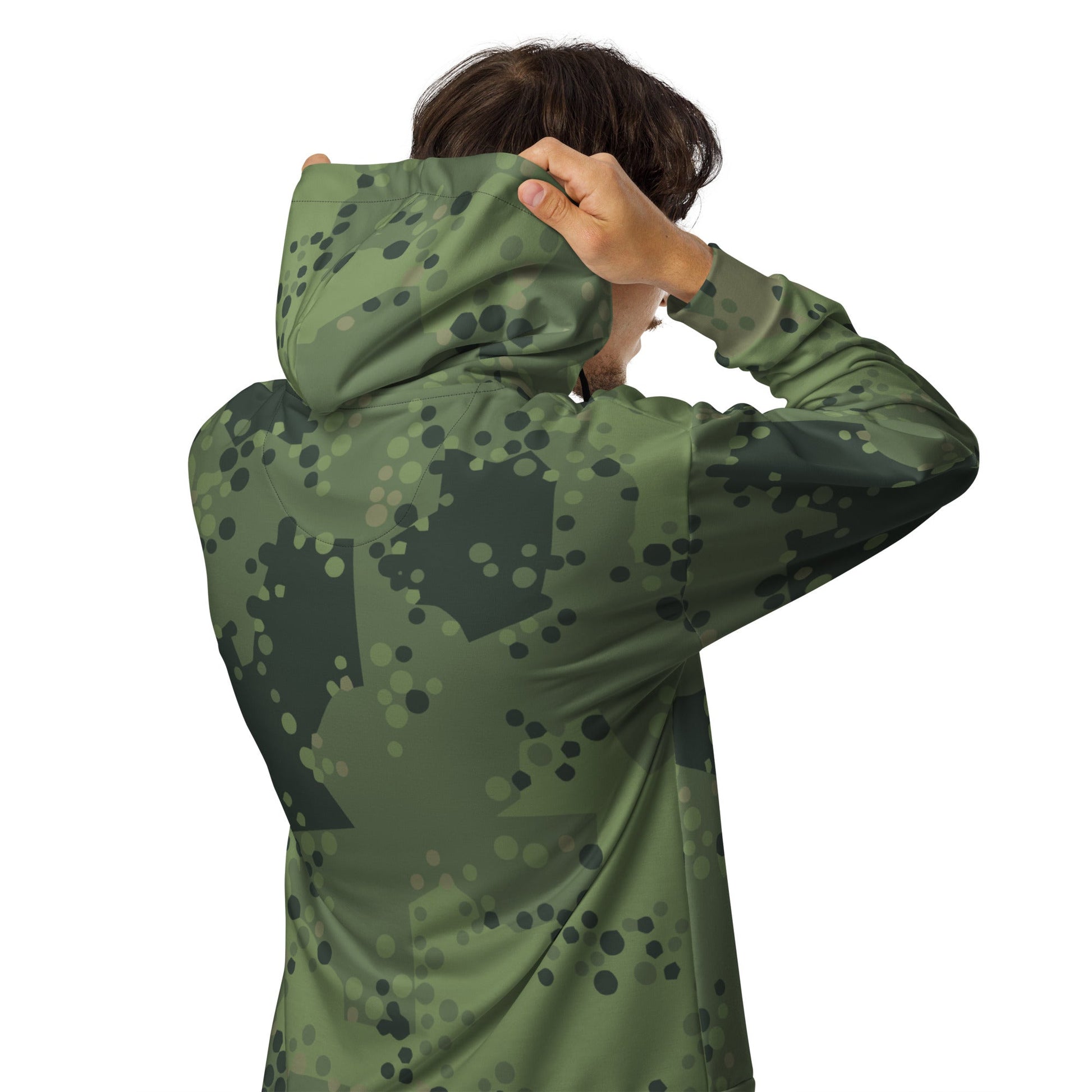 Swedish Barracuda Woodland CAMO Unisex zip hoodie Zip Hoodies