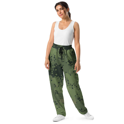 Swedish Barracuda Woodland CAMO Wide-leg joggers - Joggers