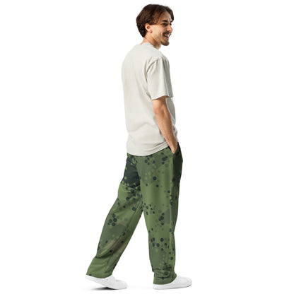 Swedish Barracuda Woodland CAMO Wide-leg joggers - Joggers
