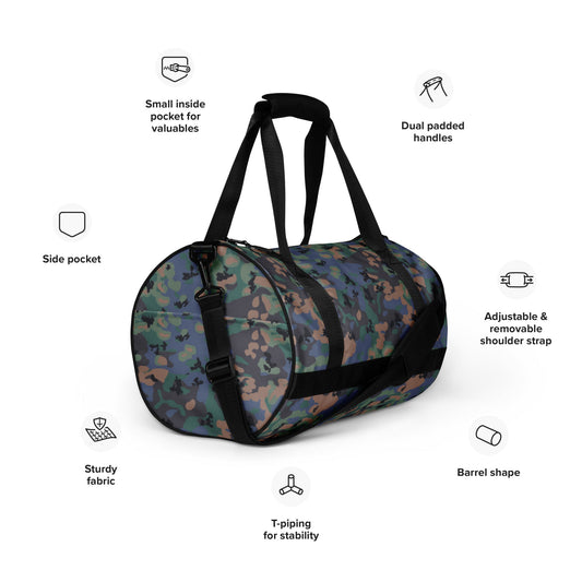 Swedish Experimental CAMO gym bag - Gym Bags