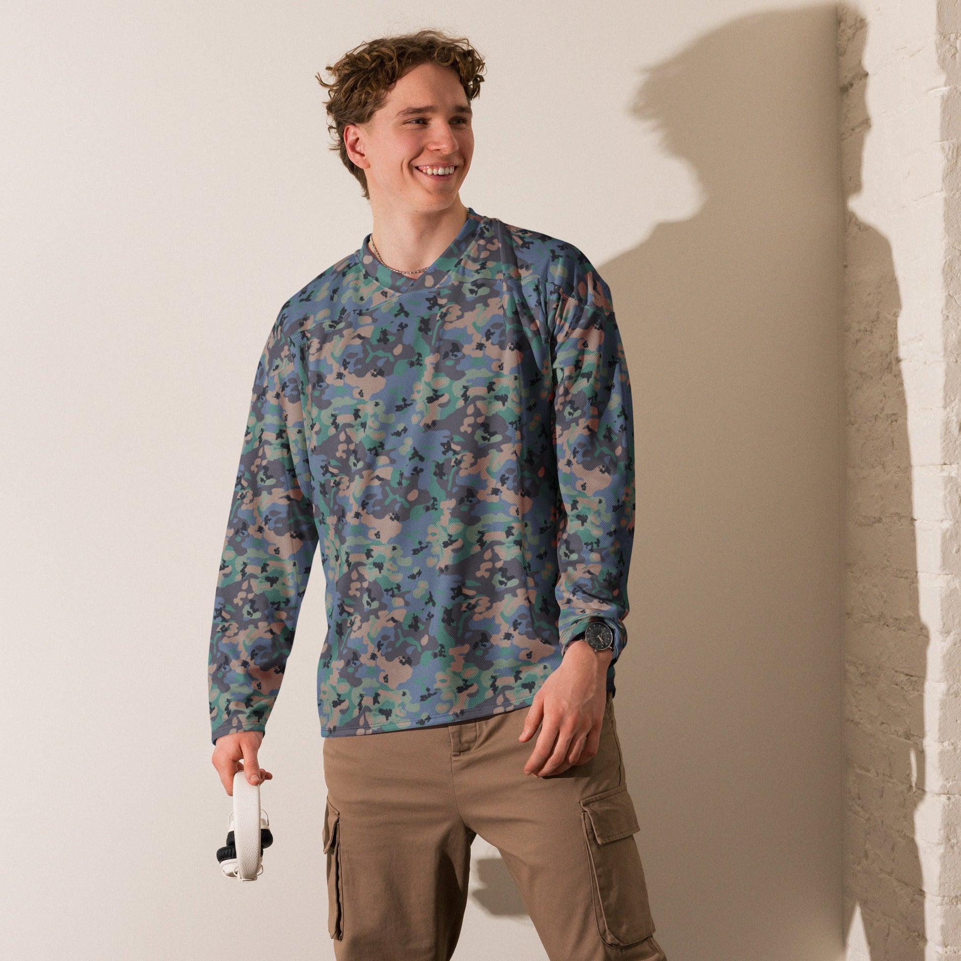 Swedish Experimental CAMO hockey fan jersey - Hockey Jerseys