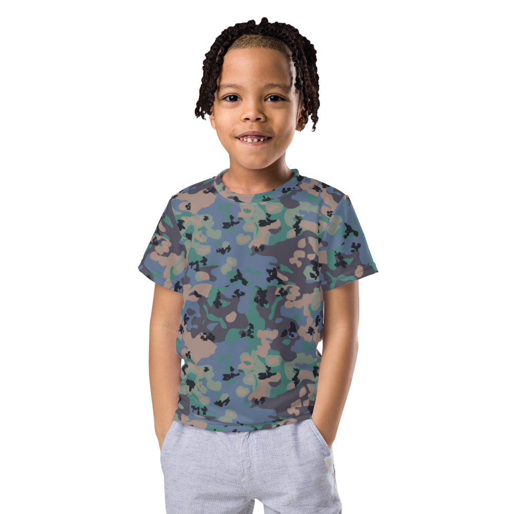 Swedish Experimental CAMO Kids crew neck t-shirt - 2T - Crew Neck T-shirt