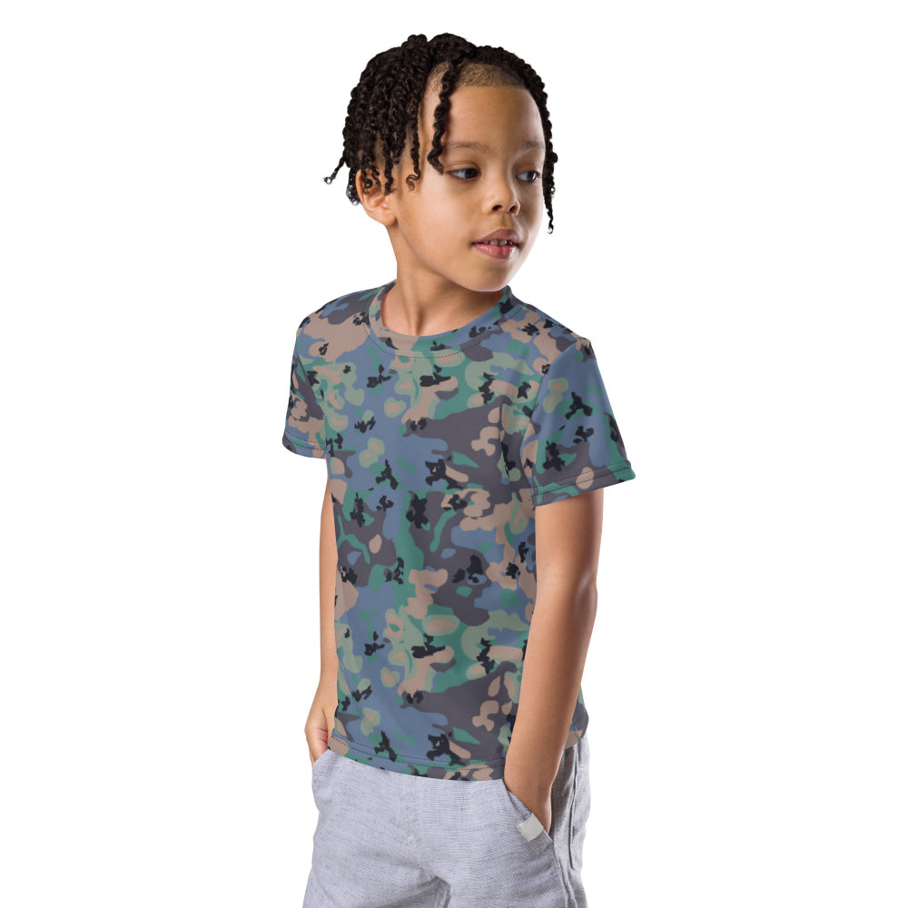 Swedish Experimental CAMO Kids crew neck t-shirt - Crew Neck T-shirt