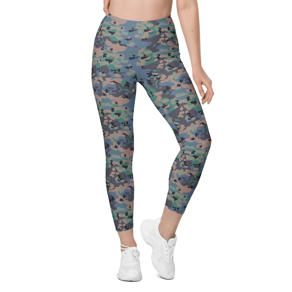 Swedish Experimental CAMO Leggings with pockets - Womens With Pockets