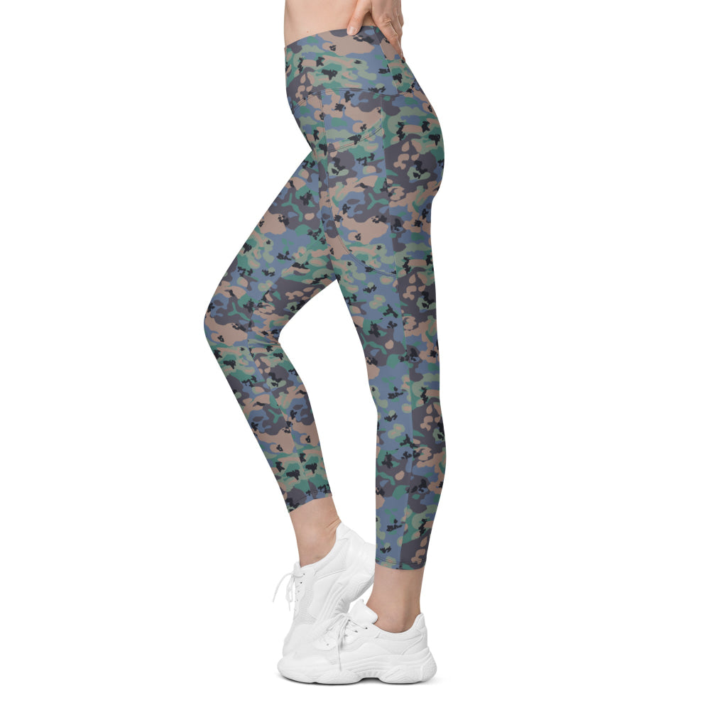 Swedish Experimental CAMO Leggings with pockets - Womens With Pockets