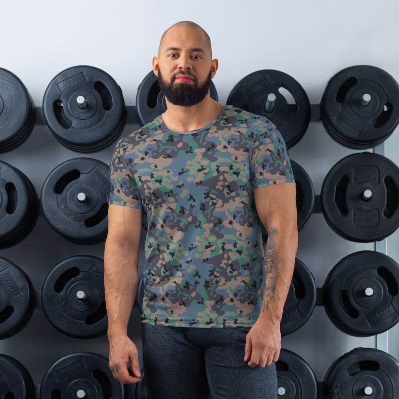 Flecktarn Experimental Swedish CAMO Mens Athletic T-Shirt - XS - Shirt