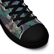 Flecktarn Experimental Swedish CAMO Mens High-Top Canvas Shoes