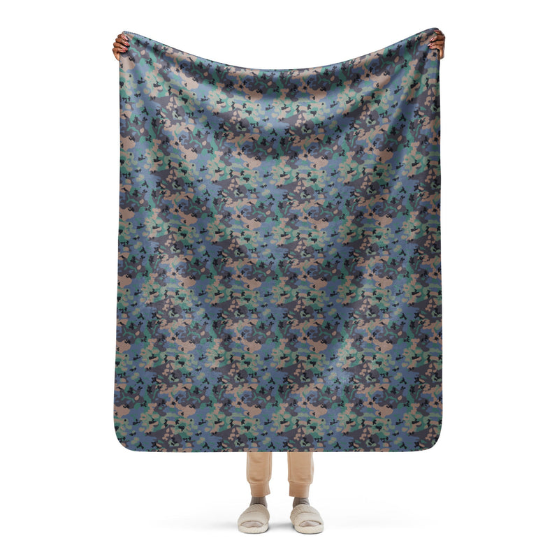 Flecktarn Experimental Swedish CAMO Sherpa Blanket - 50″×60″