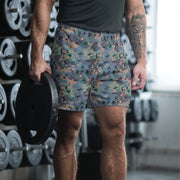 Flecktarn Experimental Swedish CAMO Unisex Athletic Long Shorts - 2XS