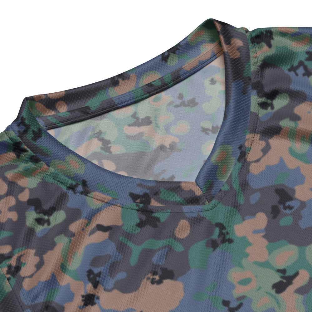 Swedish Experimental CAMO unisex basketball jersey - Unisex Basketball Jersey