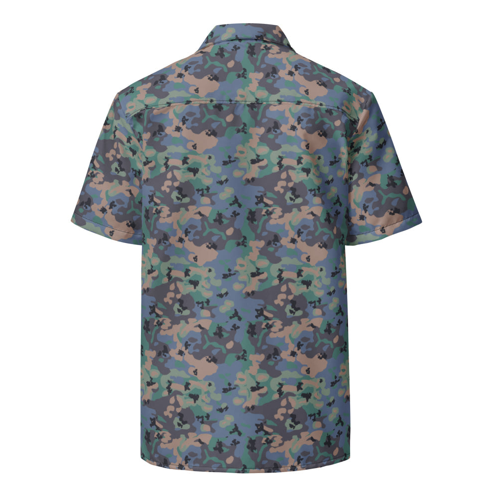 Swedish Experimental CAMO Unisex button shirt - Button Shirt