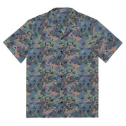 Flecktarn Experimental Swedish CAMO Unisex Short-Sleeve Button Shirt - Button-Up