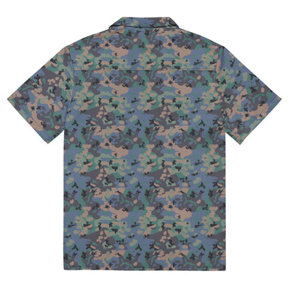 Swedish Experimental CAMO Unisex button shirt - Button Shirt