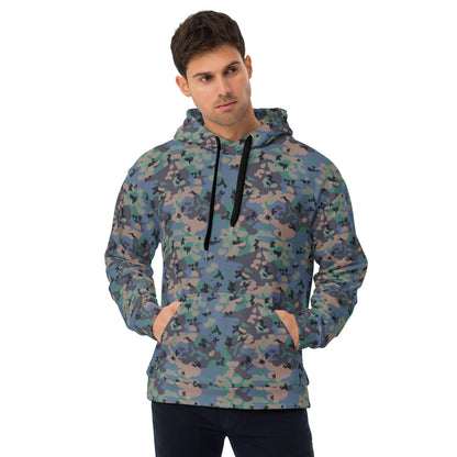 Swedish Experimental CAMO Unisex Hoodie - 2XS