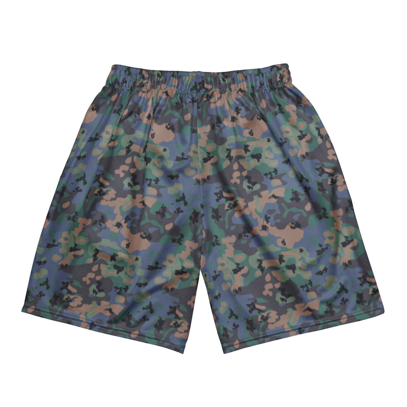 Flecktarn Experimental Swedish CAMO Unisex Mesh Shorts