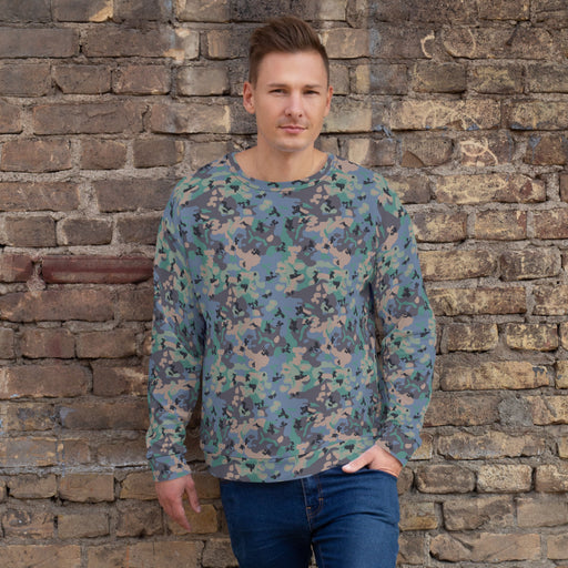 Flecktarn Experimental Swedish CAMO Unisex Sweatshirt - 2XS