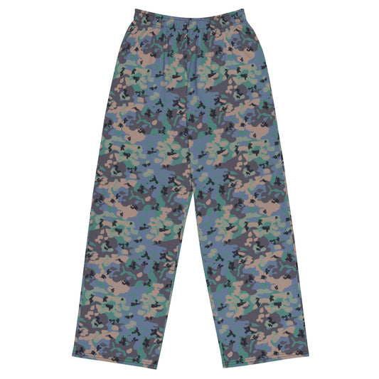 Swedish Experimental CAMO unisex wide-leg pants - 2XS