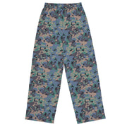 Flecktarn Experimental Swedish CAMO Unisex Wide-Leg Leisure Pants - Pant