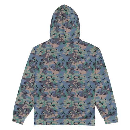 Swedish Experimental CAMO Unisex zip hoodie - Zip Hoodies