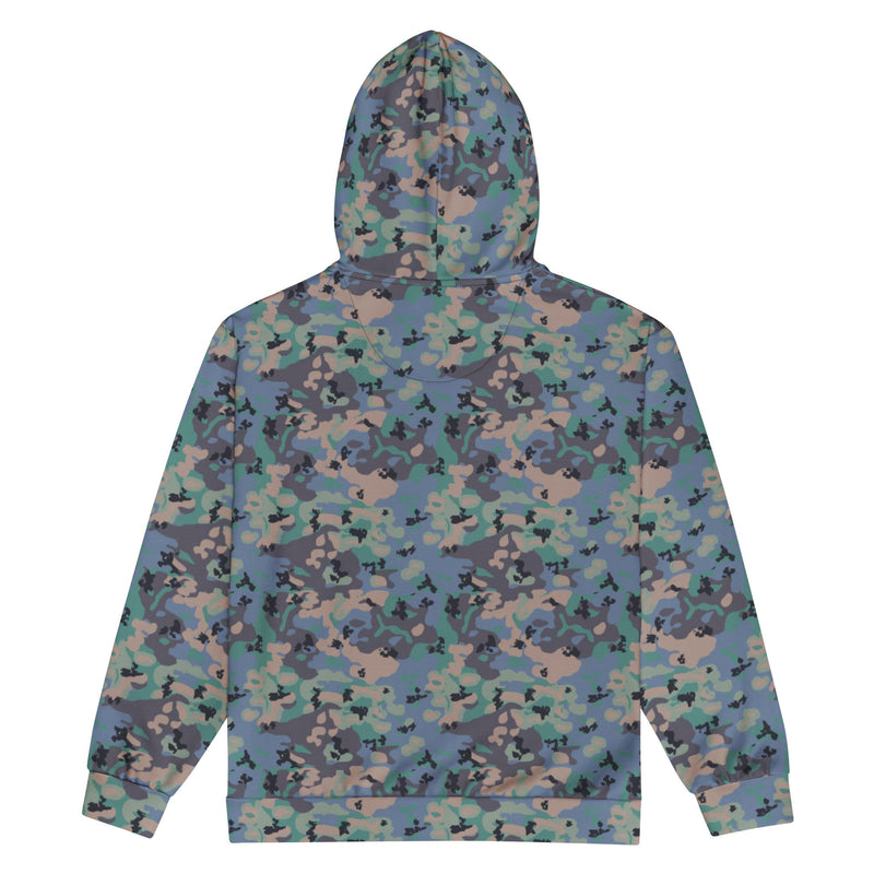 Flecktarn Experimental Swedish CAMO Unisex Zip Hoodie