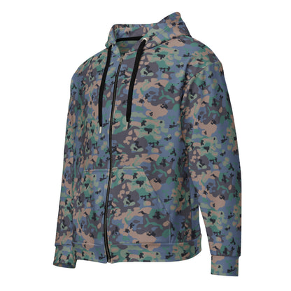 Swedish Experimental CAMO Unisex zip hoodie - Zip Hoodie