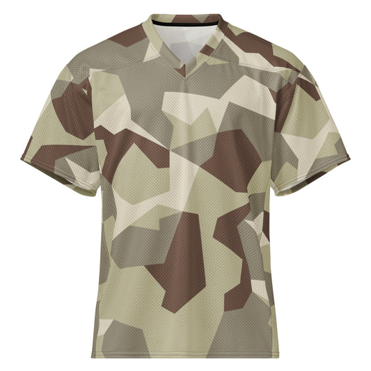 Swedish M90 Desert CAMO Unisex American Football Jersey - 2XS
