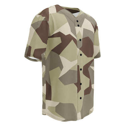 Swedish M90 Desert CAMO Unisex Baseball Jersey