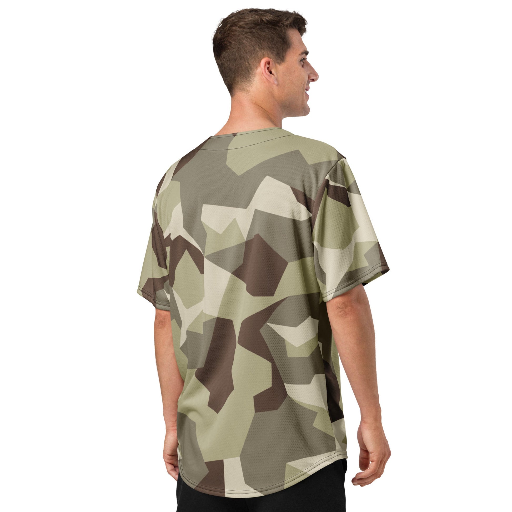 Swedish M90 Desert CAMO Unisex Baseball Jersey