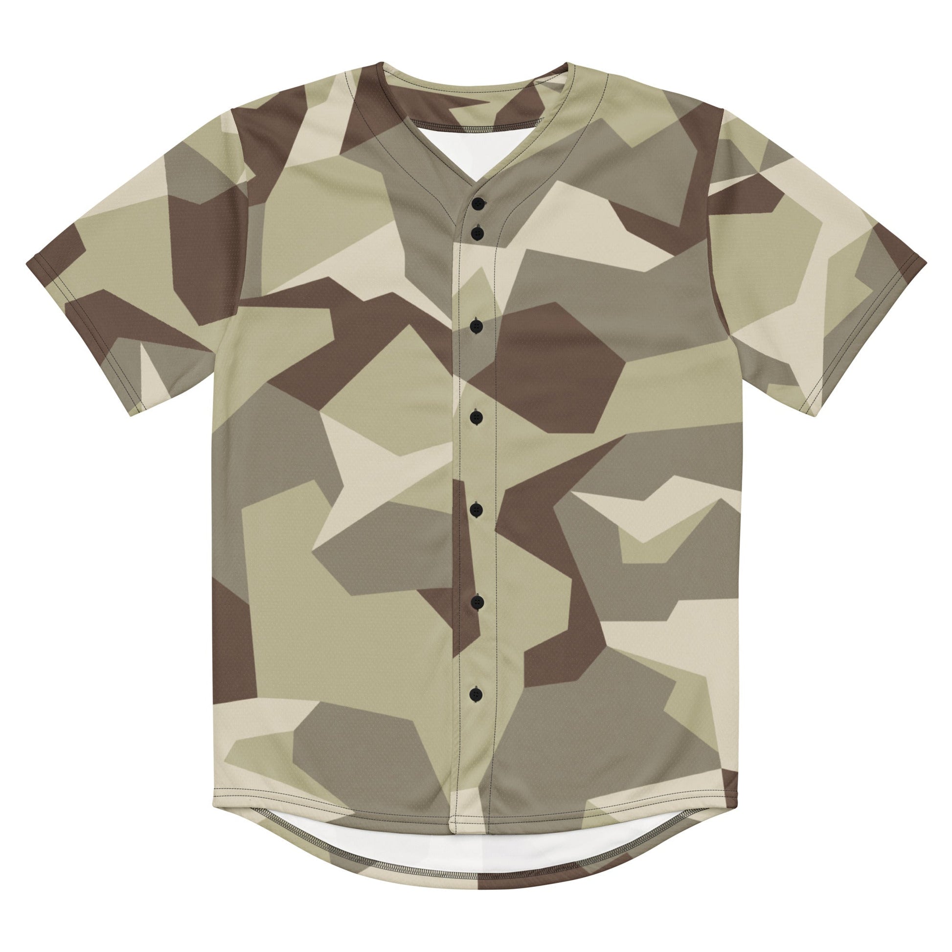 Swedish M90 Desert CAMO Unisex Baseball Jersey