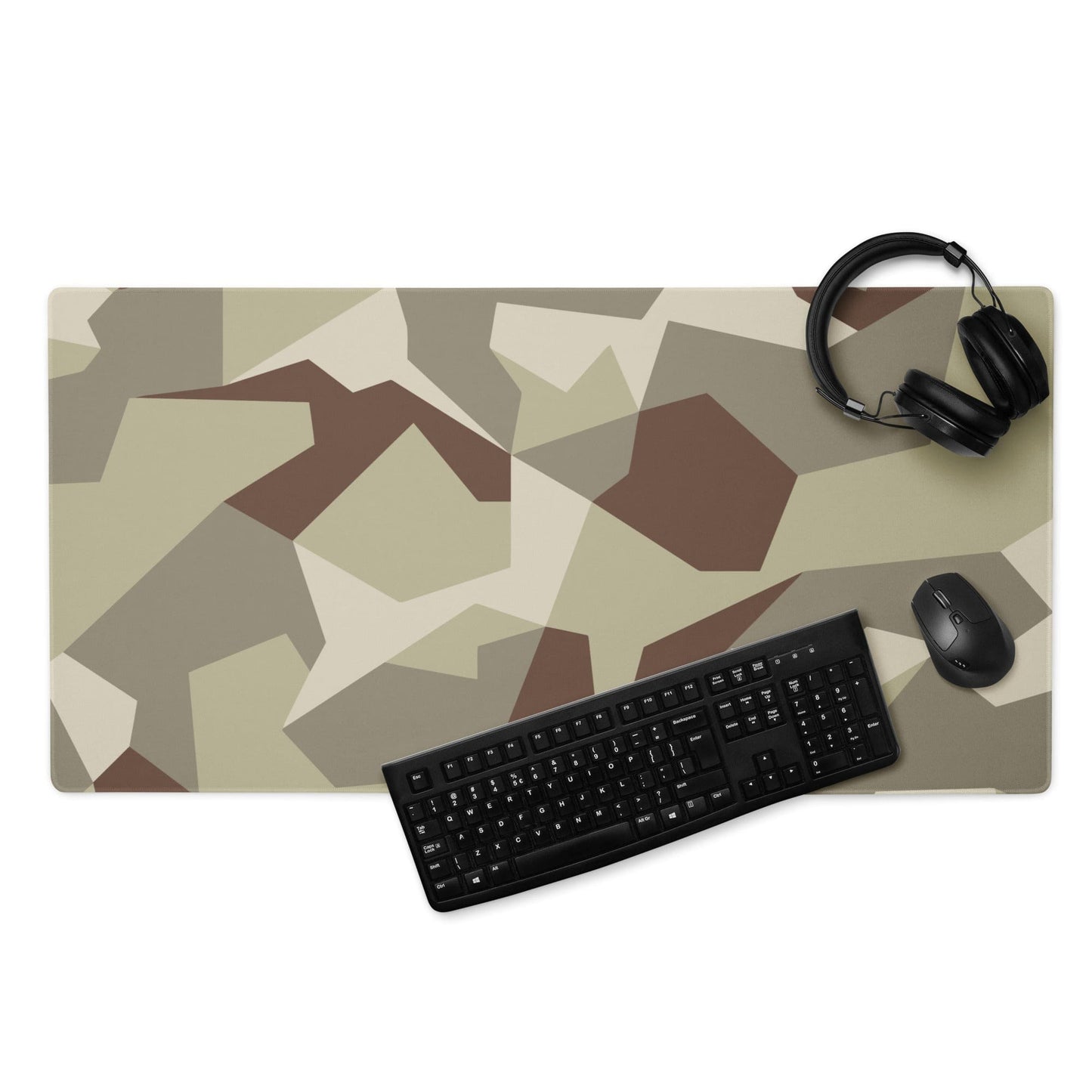 Swedish M90 Desert CAMO Gaming mouse pad - 36″×18″ - Mouse Pad