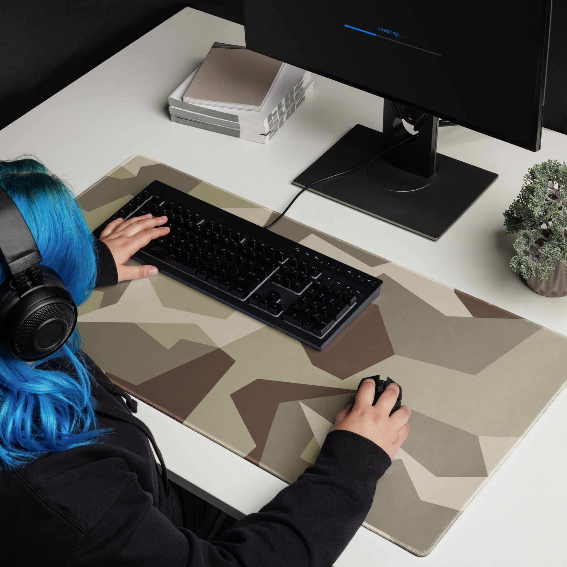 Swedish M90 Desert CAMO Universal Large Desk Pad